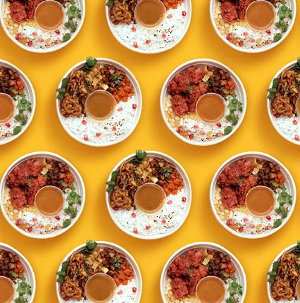 Traditional Indian street food preparation at Amakari